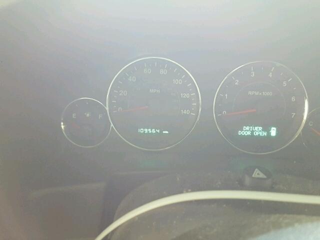 1J8HG48K66C288876 - 2006 JEEP COMMANDER BLACK photo 8