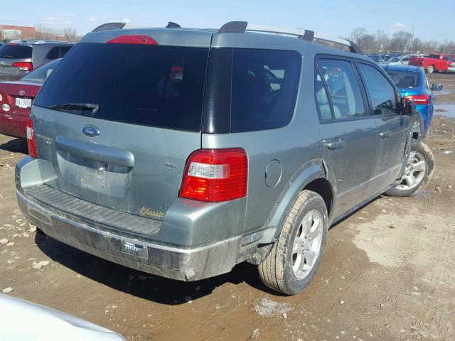 1FMDK05137GA37389 - 2007 FORD FREESTYLE GREEN photo 4