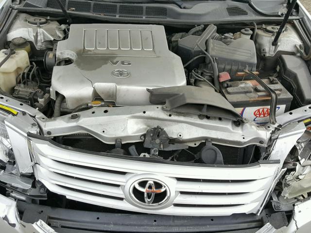 4T1BK36B08U286512 - 2008 TOYOTA AVALON XL SILVER photo 7