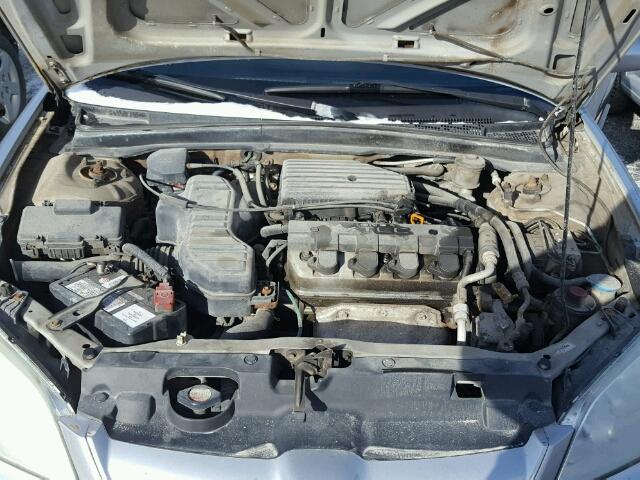 2HGES16844H913897 - 2004 HONDA CIVIC SI SILVER photo 7