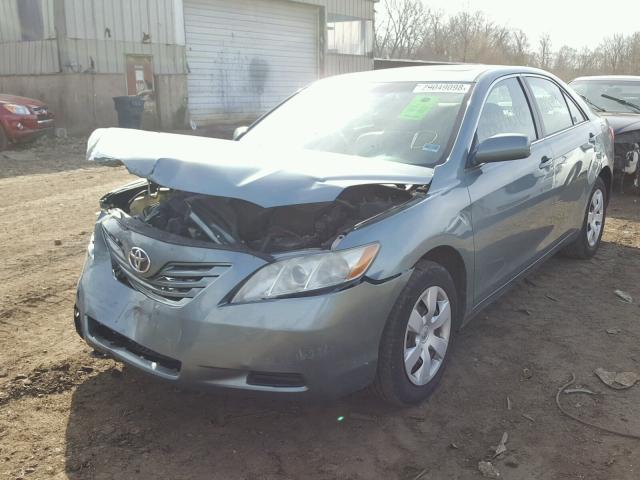 4T1BE46K79U795284 - 2009 TOYOTA CAMRY BASE GREEN photo 2