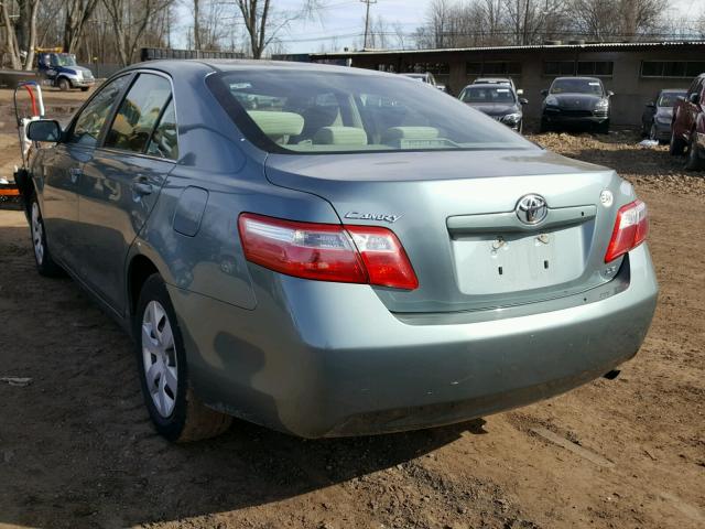 4T1BE46K79U795284 - 2009 TOYOTA CAMRY BASE GREEN photo 3