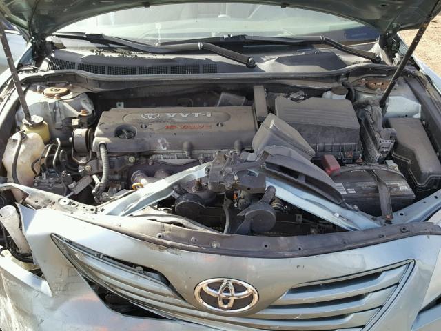 4T1BE46K79U795284 - 2009 TOYOTA CAMRY BASE GREEN photo 7