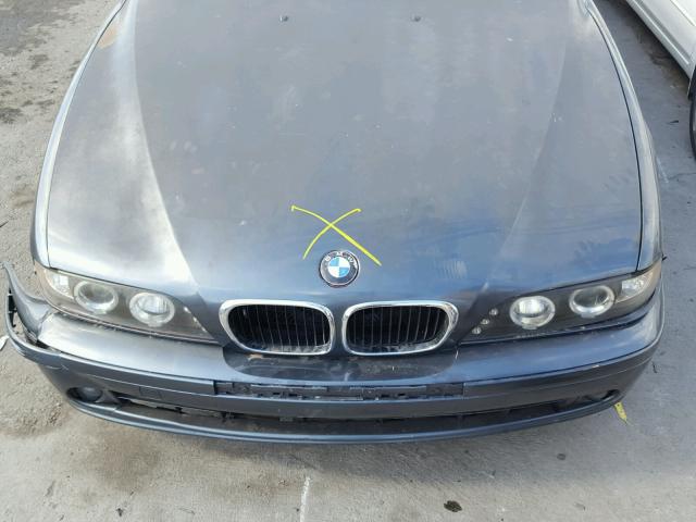 WBADT43471GF56359 - 2001 BMW 525 I AUTO GRAY photo 7