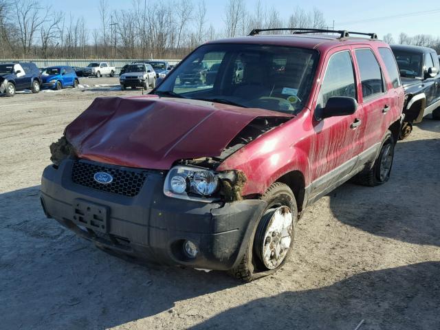 1FMYU931X6KA76186 - 2006 FORD ESCAPE XLT RED photo 2