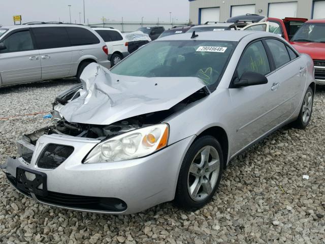 1G2ZG57B494123964 - 2009 PONTIAC G6 SILVER photo 2
