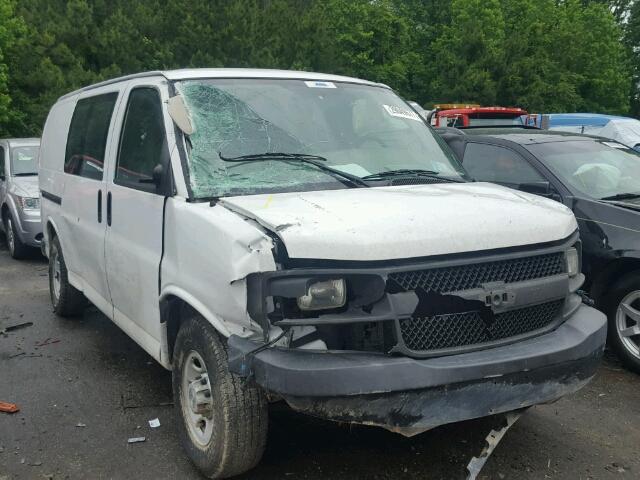 1GCGG25C791136867 - 2009 CHEVROLET EXPRESS G2 WHITE photo 1