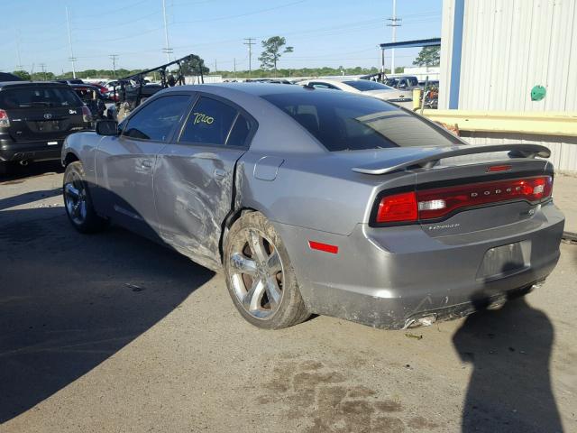 2C3CDXCTXDH594893 - 2013 DODGE CHARGER R/ SILVER photo 3