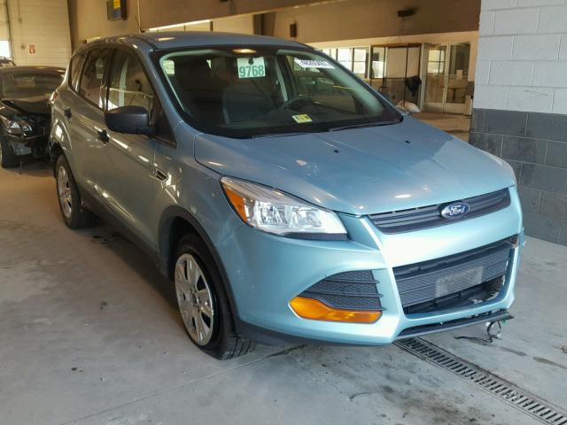 1FMCU0F74DUA30151 - 2013 FORD ESCAPE S GREEN photo 1