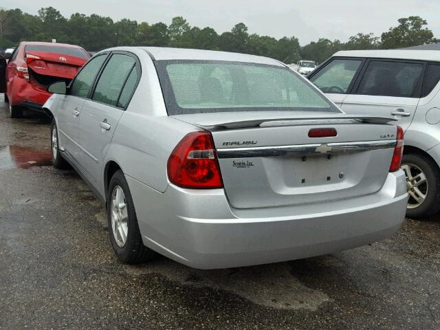 1G1ZT52835F107927 - 2005 CHEVROLET MALIBU LS 银色 照片 3