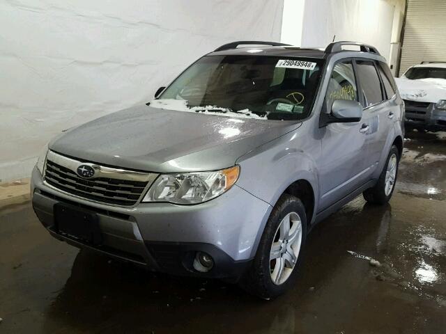 JF2SH6DC8AH718750 - 2010 SUBARU FORESTER 2 GRAY photo 2