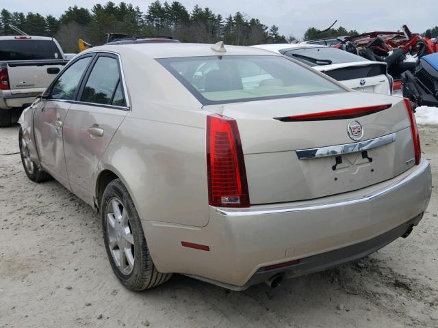 1G6DF577490123493 - 2009 CADILLAC CTS TAN photo 3