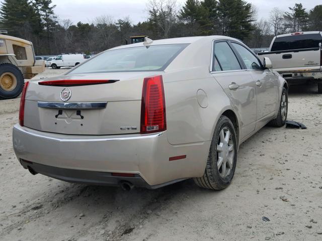 1G6DF577490123493 - 2009 CADILLAC CTS TAN photo 4