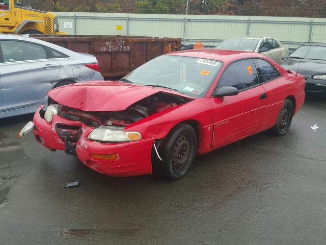 4C3AU42N6WE134888 - 1998 CHRYSLER SEBRING LX RED photo 2