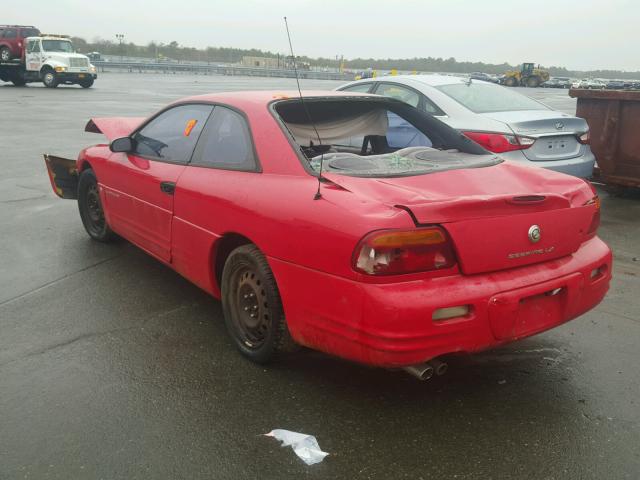 4C3AU42N6WE134888 - 1998 CHRYSLER SEBRING LX RED photo 3