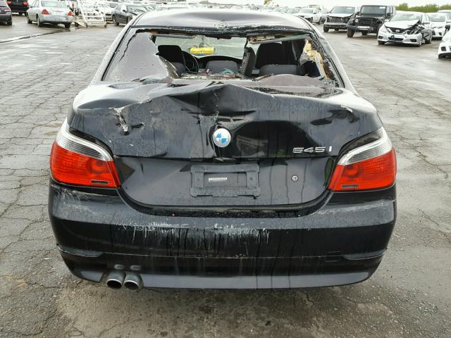 WBANB33554B111918 - 2004 BMW 545 I BLACK photo 9