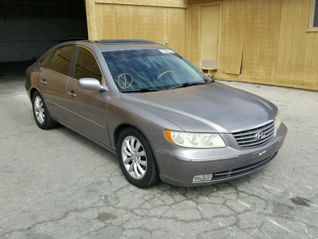 KMHFC46F56A095058 - 2006 HYUNDAI AZERA SE GRAY photo 1