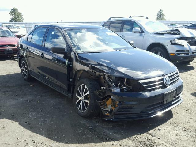 3VWD67AJ8GM276012 - 2016 VOLKSWAGEN JETTA SE BLACK photo 1