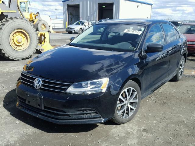 3VWD67AJ8GM276012 - 2016 VOLKSWAGEN JETTA SE BLACK photo 2