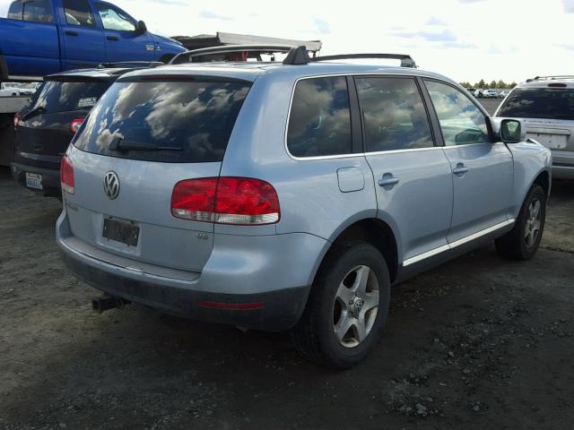 WVGZG77L95D078302 - 2005 VOLKSWAGEN TOUAREG 3. BLUE photo 4