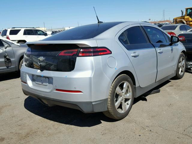 1G1RB6E40CU104476 - 2012 CHEVROLET VOLT SILVER photo 4