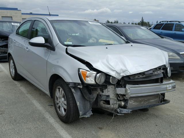 1G1JD5SB8D4132550 - 2013 CHEVROLET SONIC LT SILVER photo 1