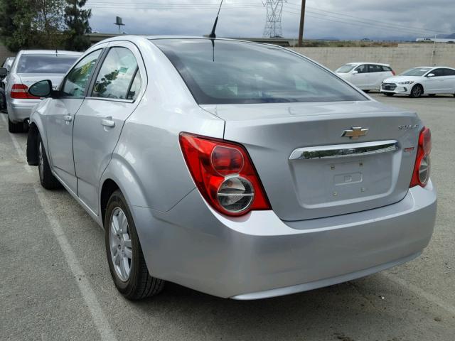 1G1JD5SB8D4132550 - 2013 CHEVROLET SONIC LT SILVER photo 3