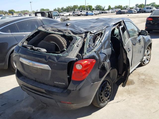 2GNALBECXB1256431 - 2011 CHEVROLET EQUINOX LS BLACK photo 4