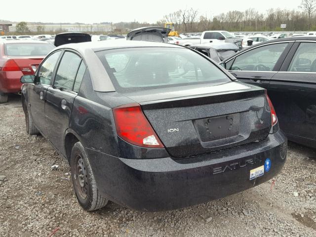 1G8AF52F24Z128687 - 2004 SATURN ION LEVEL BLACK photo 3