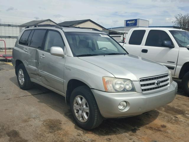 JTEHF21A530114371 - 2003 TOYOTA HIGHLANDER SILVER photo 1