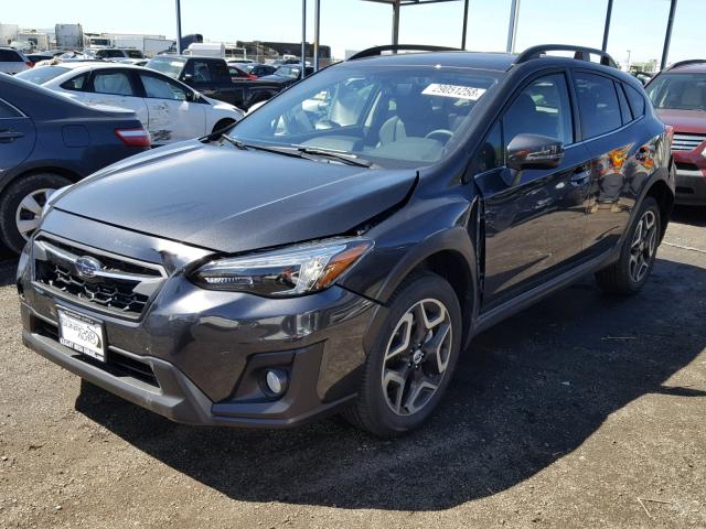 JF2GTAMC2J8280461 - 2018 SUBARU CROSSTREK CHARCOAL photo 2