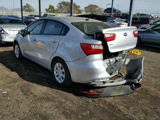 KNADM4A3XH6039710 - 2017 KIA RIO LX Արծաթագույն լուսանկար 3