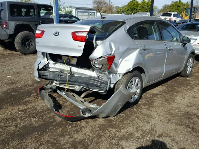 KNADM4A3XH6039710 - 2017 KIA RIO LX Արծաթագույն լուսանկար 4