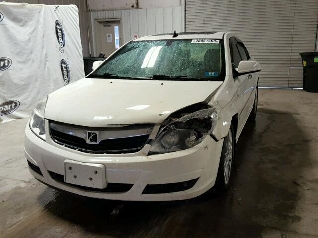 1G8ZV57797F312294 - 2007 SATURN AURA XR WHITE photo 2