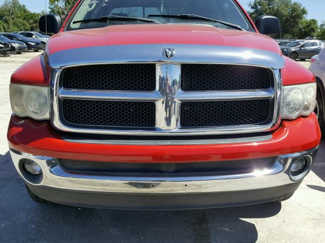 1D7HU18Z93S145942 - 2003 DODGE RAM 1500 S RED photo 9