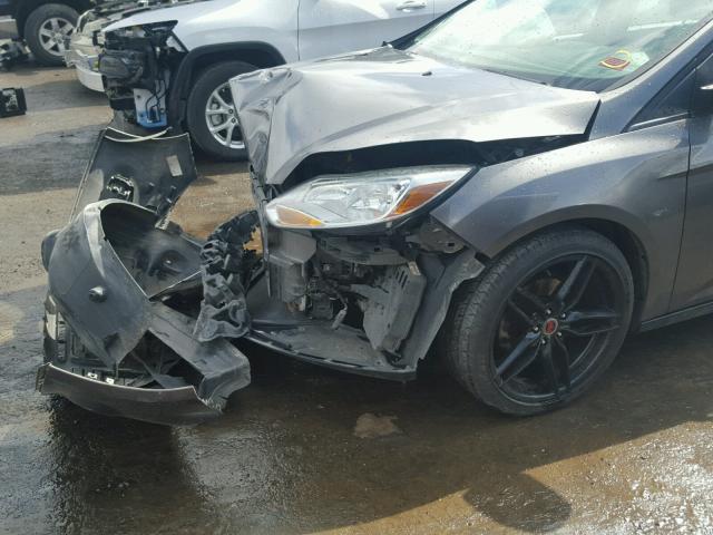 1FADP3E27DL144356 - 2013 FORD FOCUS S GRAY photo 9