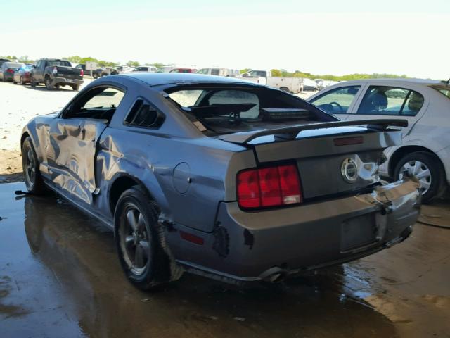 1ZVHT82H365191546 - 2006 FORD MUSTANG GT GRAY photo 3