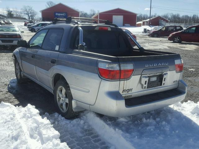 4S4BT62C556105529 - 2005 SUBARU BAJA SPORT SILVER photo 3