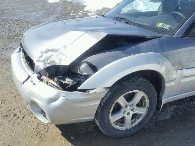 4S4BT62C556105529 - 2005 SUBARU BAJA SPORT SILVER photo 9