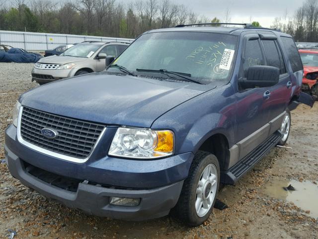 1FMRU15W43LB17738 - 2003 FORD EXPEDITION BLUE photo 2