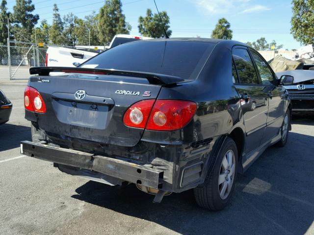 1NXBR30E67Z920273 - 2007 TOYOTA COROLLA CE BLACK photo 4