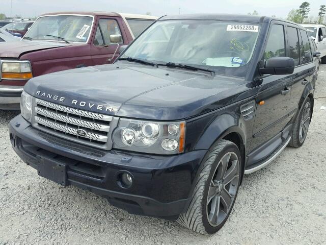 SALSH23448A169495 - 2008 LAND ROVER RANGE ROVE BLUE photo 2