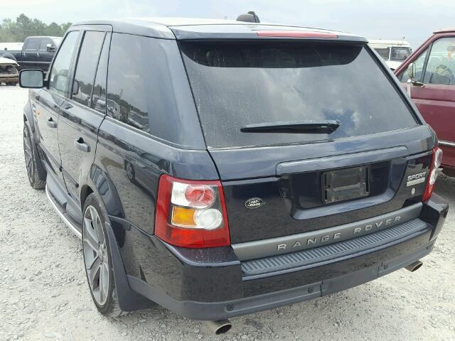 SALSH23448A169495 - 2008 LAND ROVER RANGE ROVE BLUE photo 3