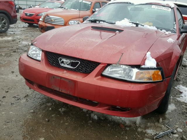 1FAFP4041XF149529 - 1999 FORD MUSTANG RED photo 9