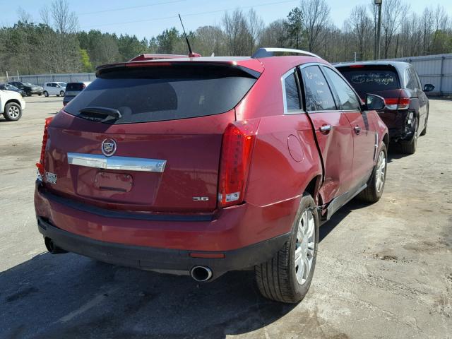 3GYFNAE32CS528473 - 2012 CADILLAC SRX LUXURY RED photo 4