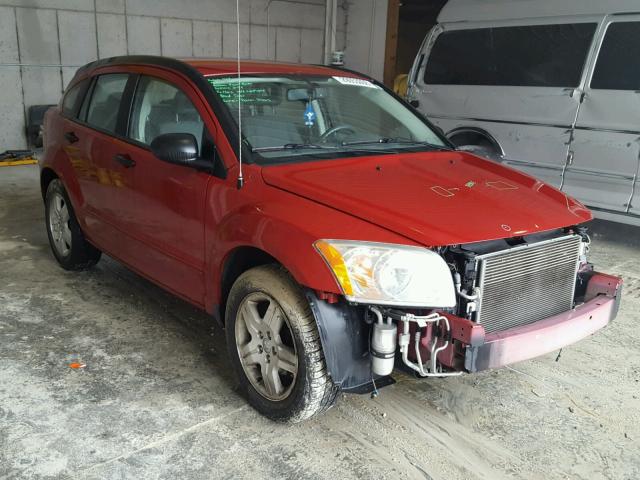 1B3JB48B47D505104 - 2007 DODGE CALIBER SX RED photo 1