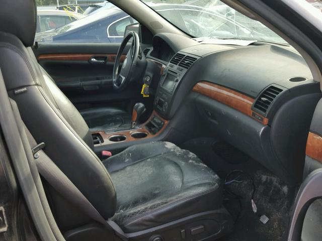 5GZEV33747J130951 - 2007 SATURN OUTLOOK SP გრაფიტი ფოტო 5