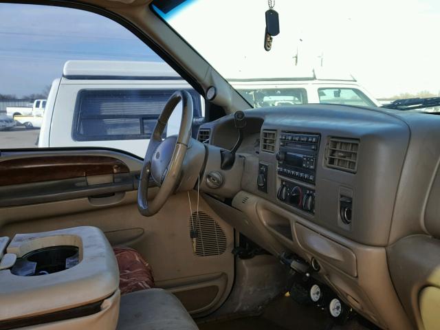 1FTNW21F01EB59804 - 2001 FORD F250 SUPER TWO TONE photo 9