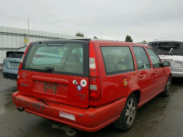 YV1LW5679W2410588 - 1998 VOLVO V70 GLT RED photo 4