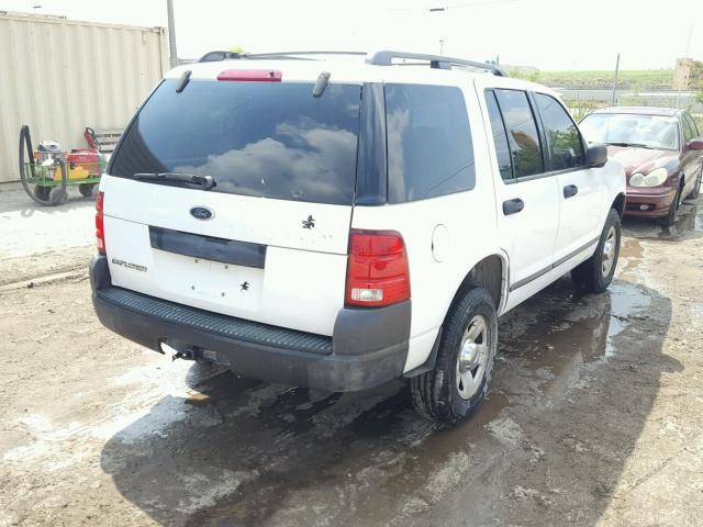 1FMZU62K64UB73660 - 2004 FORD EXPLORER X WHITE photo 4